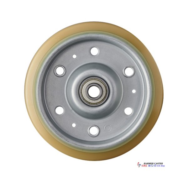 画像1: ウレタン車輪　ハンマーキャスター (1)