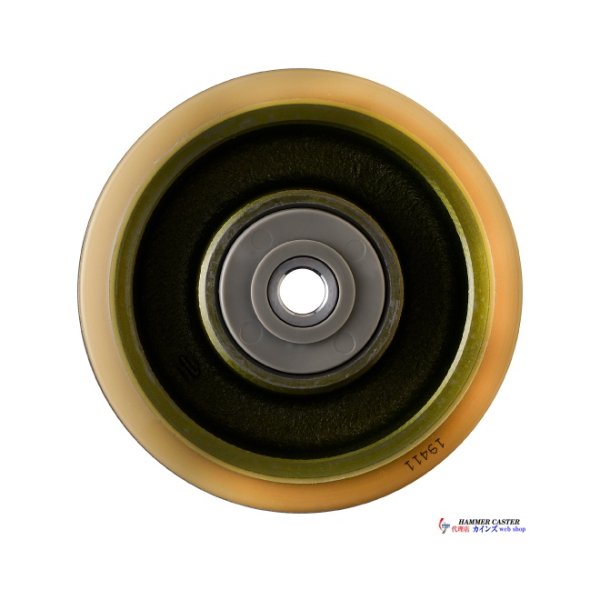 画像1: ウレタン車輪　ハンマーキャスター (1)